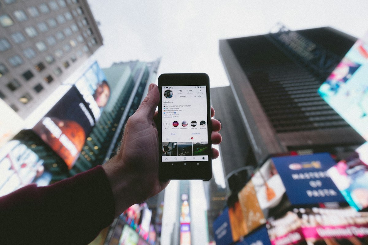 Gestión de redes sociales en smartphone